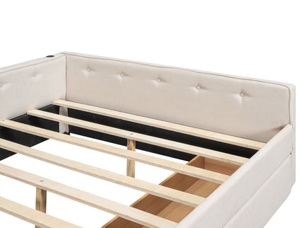Platform Bed With USB Ports