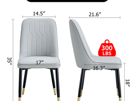 Modern Chair With Metal Legs