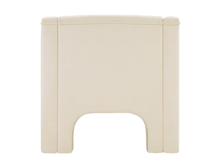 Barrel Accent Chair With Enclosed Arms