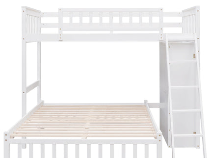 Bunk Bed With 6 Drawers And Flexible Shelves, Bottom Bed With Wheels