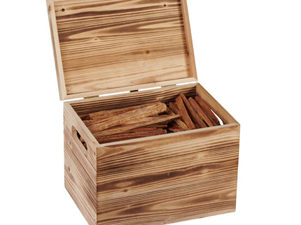 15 Lbs Fatwood Fire Starter Sticks With Box, 100% Natural Kindling Wood, Pine Firewood Firestarter For Campfire, Stove, Fireplace, Bonfires, Grill - Natural