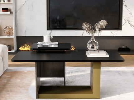 Small Square Coffee Table With End Table (Set of 2)