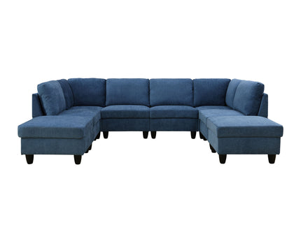 8 Piece Modular U - Shape Sectional Sofa