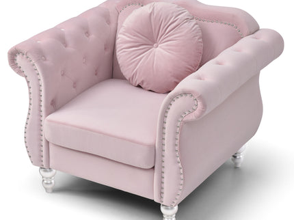 Chic Transitional Flared Arm Chair