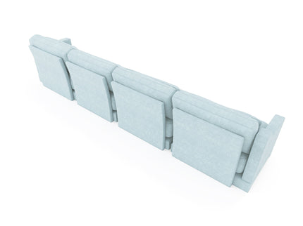 Elegant Sofa With Ergonomic Design And Lumbar Pillows