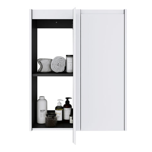 Wall Mounted Bathroom Vanity With Resin Sink And 2 Side Cabinet, 3 Soft Close Drawer - Brown Ebony