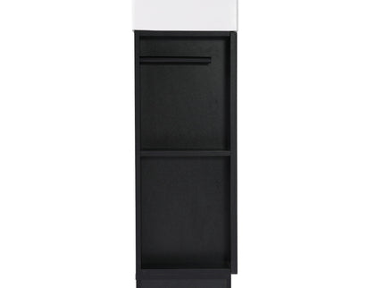 Modern Bathroom Vanity With Sink And 2 Tier Shelf