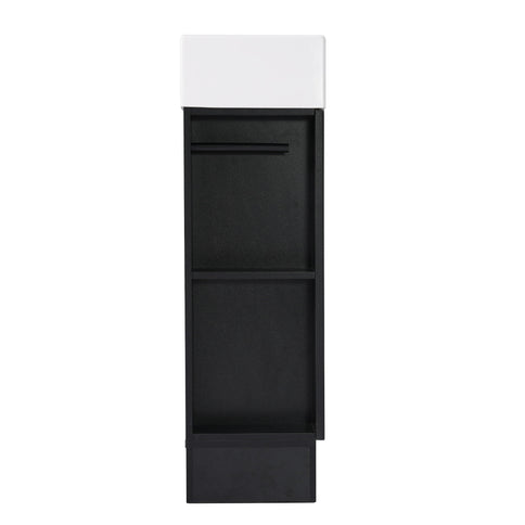 Modern Bathroom Vanity With Sink And 2 Tier Shelf