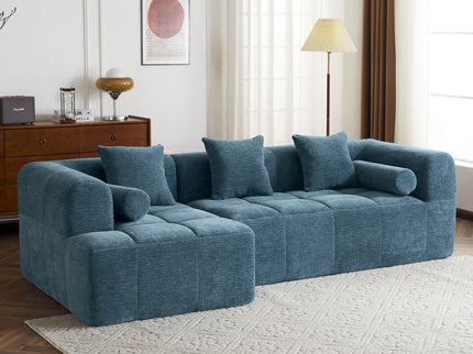 Sectional Free Combined Sofa With 2 Side Pockets