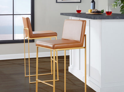 Fuji - Contemporary Design High Back Barstool