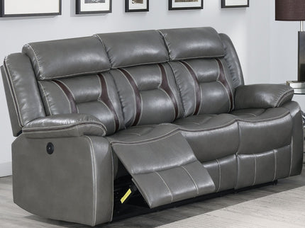 Living Room Set With Pillow Armrest And Tufted Backrest