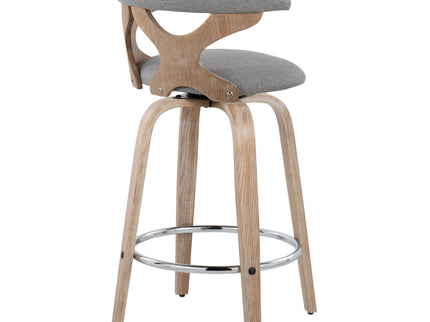 Gardenia - Mid Century Modern Fixed Height Counter Stool With Swivel (Set of 2)