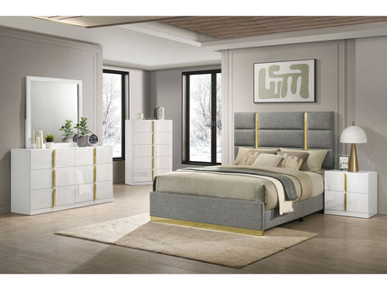 Lauryn - 6 Drawer Dresser Cabinet - Gloss White