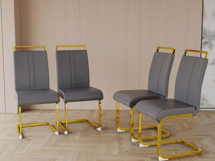 Side Dining Room Chair, Padded Seat High Back