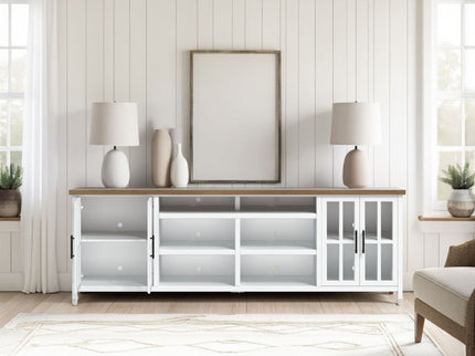 Hampton - TV Stand Console & Cable Management
