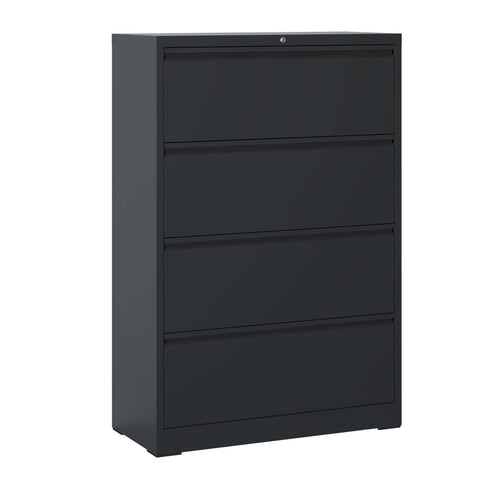 Lateral File Cabinet, Heavy Duty Filing Holds Letter/Legal/A4 Files