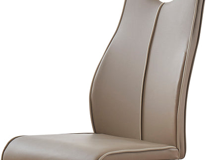 Tony - Dining Chairs (Set of 2) - Brown / Beige