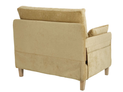 Mid Century Modern Foldable Sofa Bed, 3 In 1 Convertible Sleeper With 3 Pillows