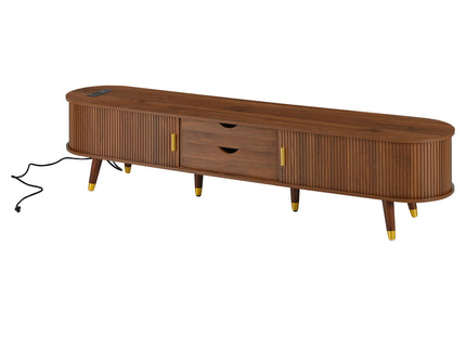 TV Stand & Coffee Table Set With Charging Station