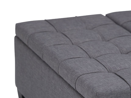Harrison - Upholstered Coffee Table Storage Ottoman
