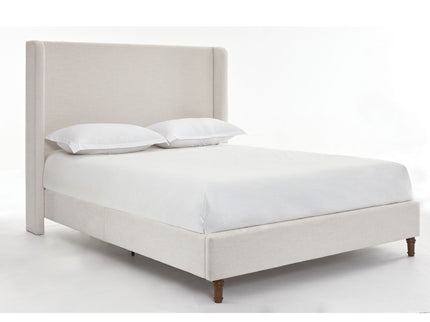 Hayden - Upholstered Wingback Bed With Tall Headboard
