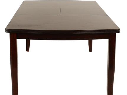 7 Piece Set, Dining Table With Butterfly Leaf And 6 Side Chairs - Espresso
