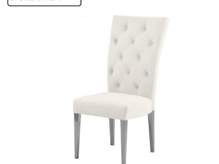 Modern Upholstered Tufted Dining Chair (Set of 2)