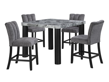 Square Frame Dining Table - Gray