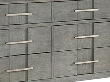 6 Drawer Dresser - Gray - Wood