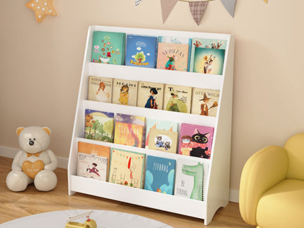 4 Tier Bookshelf, Toddler Book Display Shelves