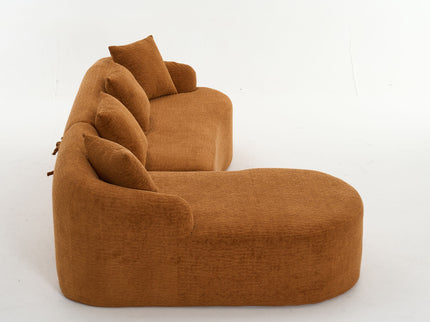 Combined Sofa With 4 Pillows
