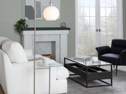 Trombone - Contemporary / Glam Floor Lamp