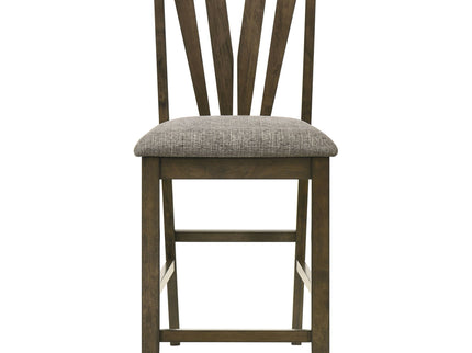 Maxine - 5 Piece Counter Height Dining Set - Brown