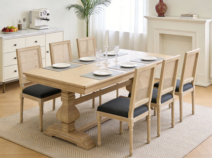 Dining Chairs With Square Back (Set of 2)