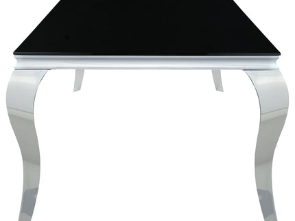 Dining Table - Black / Silver