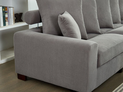 5 Seater Oversized Convertible L & U Shaped Couch