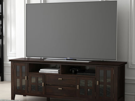 Artisan - TV Media Stand - Tobacco Brown
