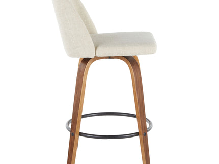 Toriano - Mid-Century Modern Counter Stool (Set of 2)