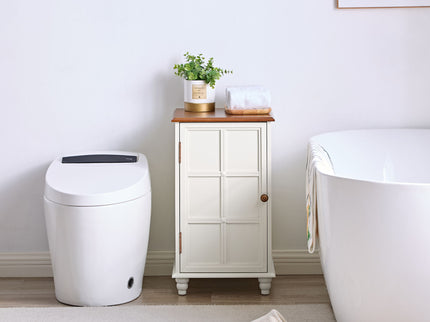 Floor Cabinet With Adjustable Shelf, Storage For Entryway