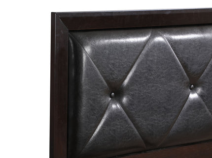 Padded Headboard Bed