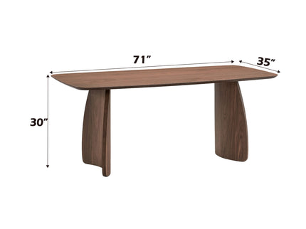 Hadasa - 5 Pieces Dining Room Set - Light Gray / Walnut