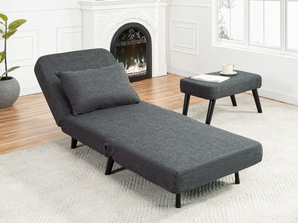 3 In 1 Foldable Chaise Lounge With Adjustable Backrest