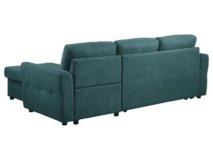 Kenna- Sleeper Sectional Sofa With Storage Ottoman