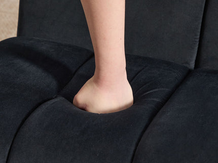Upholstered Armless Chair For Living Room