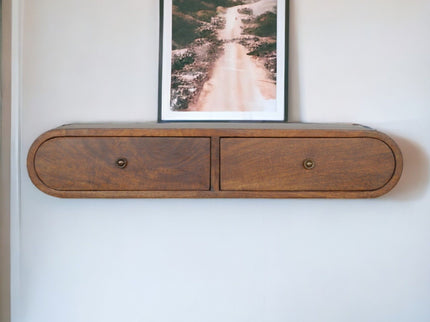 London - Floating Console - Chestnut