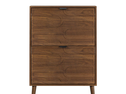 Medieval - Independent Shoe Cabinet With 2 Flip Drawers