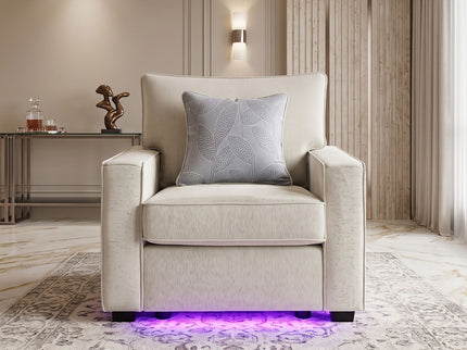 Rita - Accent Chair With LED Underlighting