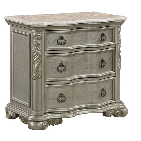 Bella - Nightstand - Champagne