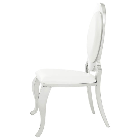 Chester - Upholstered Dining Side Chair (Set of 2) - Creamy White