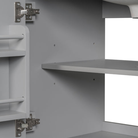 Modern Bathroom Vanity Base Only With Doors And Drawer